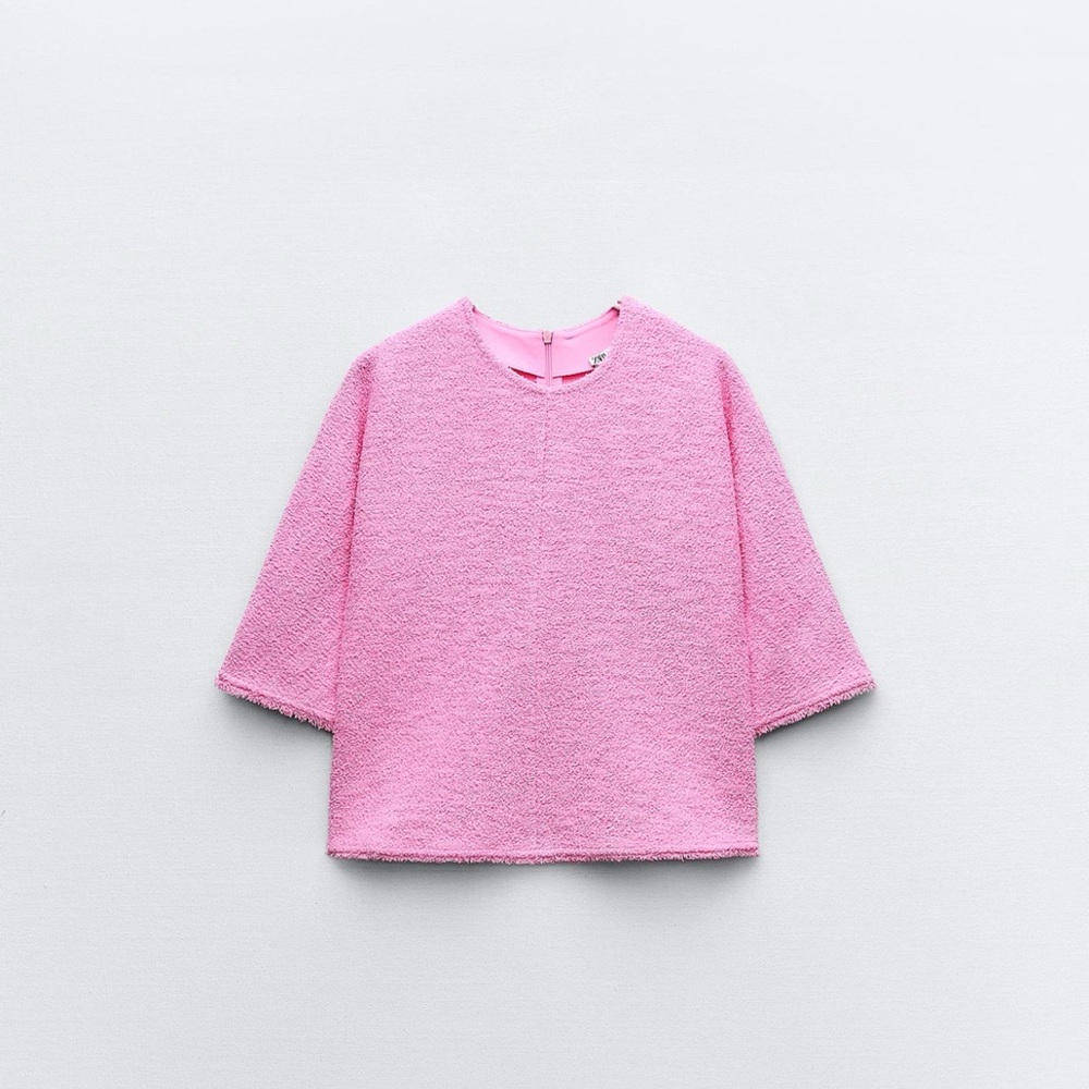 Jacquard Top Zara New